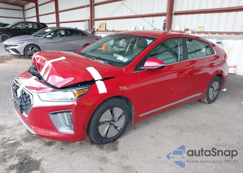 2022 Hyundai Ioniq Hybrid Se из США, поврежденный, VIN KMHC75LCXNU279657